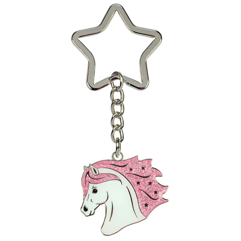 Pferde Schlüsselanhänger für Mädchen White Beauty / Schlüsselanhänger Pferd / Pferdetaschenanhänger