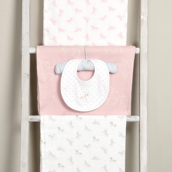 Einhorn Lätzchen, Babylätzchen Einhorn Sophie Allport, Einhorn Babylätzchen, personalisiertes Babylätzchen mit Namen