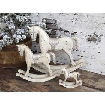 Holzpferd, Pferdefigur, Pferde Figur Deko, Pferdeskulptur kaufen, Pferd Figur Deko, Pferde Dekoration Weihnachten