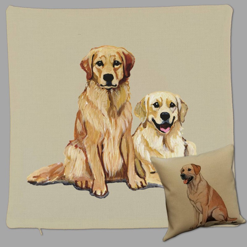 Retrieverkissen Golden Retriever Kissen Deko Retriever Hundekissen