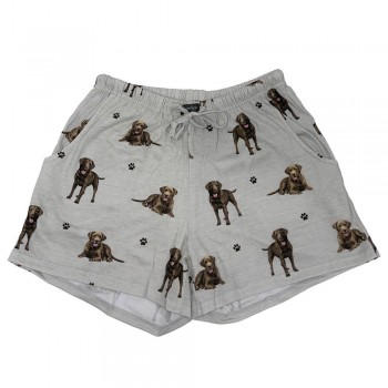 Labrador Geschenke kaufen: Labrador Shorts Labrador Schlafshorts Labrador Pyjama Shorts Labrador Lounge Shorts
