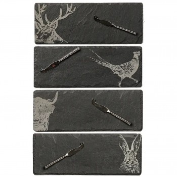Hirsch Servierplatte Hirsch / Kuh Servierplatte Kuh / Hase Servierplatte Hase / Fasan Servierplatte Fasan