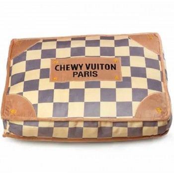 Hunde Geschenke kaufen, Geschenke für Hundefreunde kaufen: Checker Chewy Vuiton Hundekissen