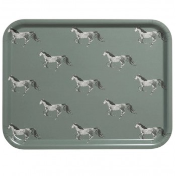 Pferde Küchentablett mit Pferdebildern Pferde Deko Tablett Pferdemotiv