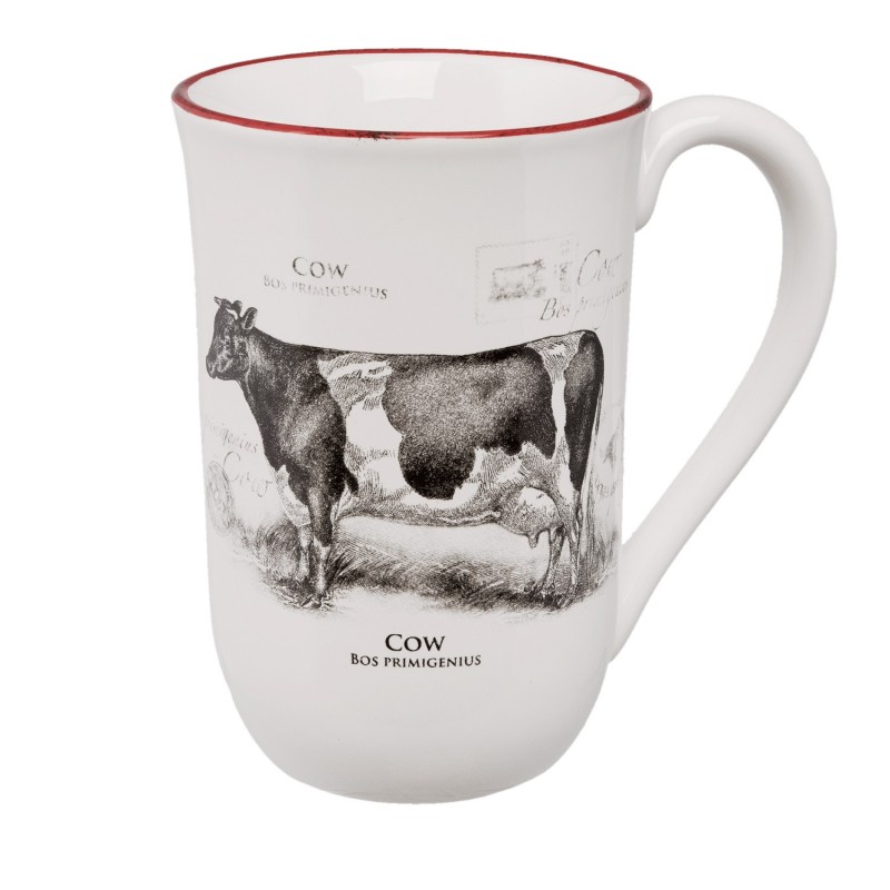 Kuhtasse, Kuhbecher, Kaffeebecher mit Kuhbild / Kuhmotiven / Tiermotiven / Tierbildern, Landhausstil, Shabby Chic