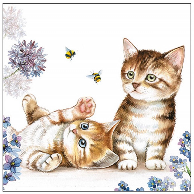 Katzenservietten, Katzen Servietten Katzenmotiv Servietten Katzenbilder Servietten für Katzenfans, Katzengeschenke