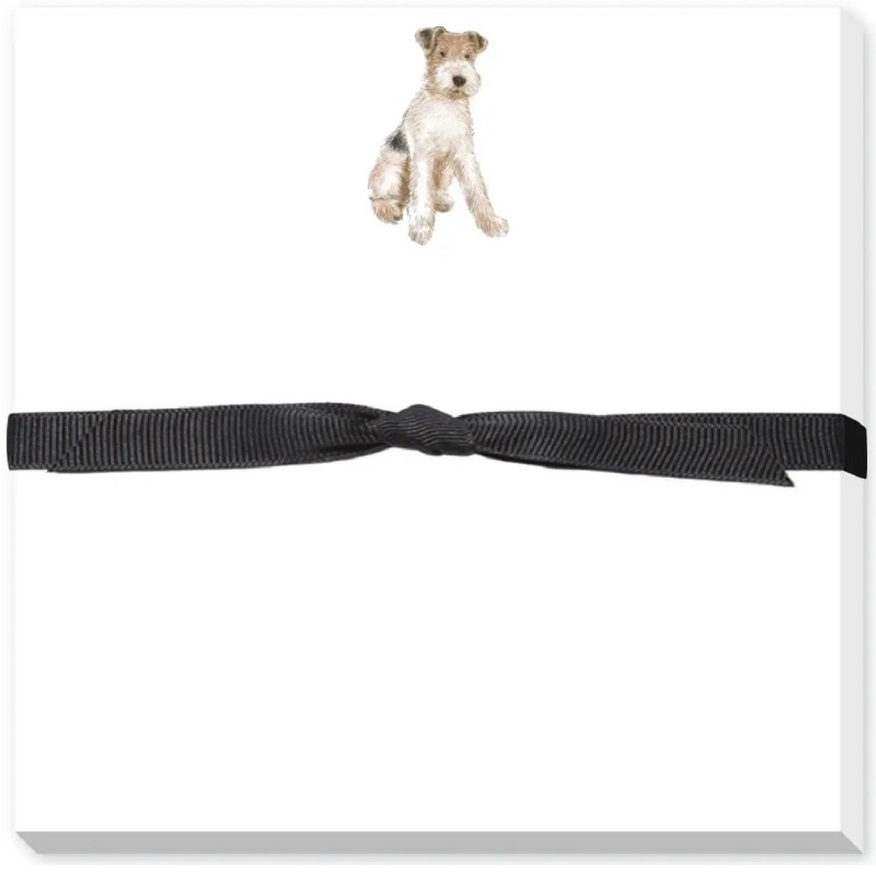 originelle Hundegeschenke kaufen, Weihnachtsgeschenke für Hundebesitzer kaufen, Hunde Notizblock Foxterrier