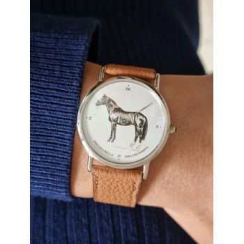 Pferdeuhr, Reiteruhr, Armbanduhr für Reiterinnen, Pferde Designeruhr