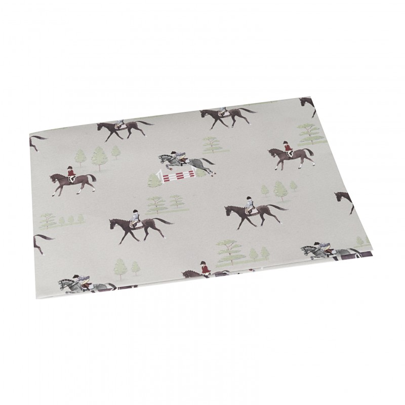 Geschenkpapier und Geschenktüten mit Pferdemotiven