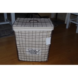 Metall Wäschekorb mit...