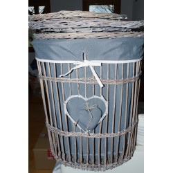 Ovaler Wäschekorb "Coeur"