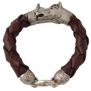 Pferdearmband, Pferdearmbänder, Pferdeschmuck, Bonaroca Reiterschmuck, Pferdekopf Armband, silberne Pferdeköpfe